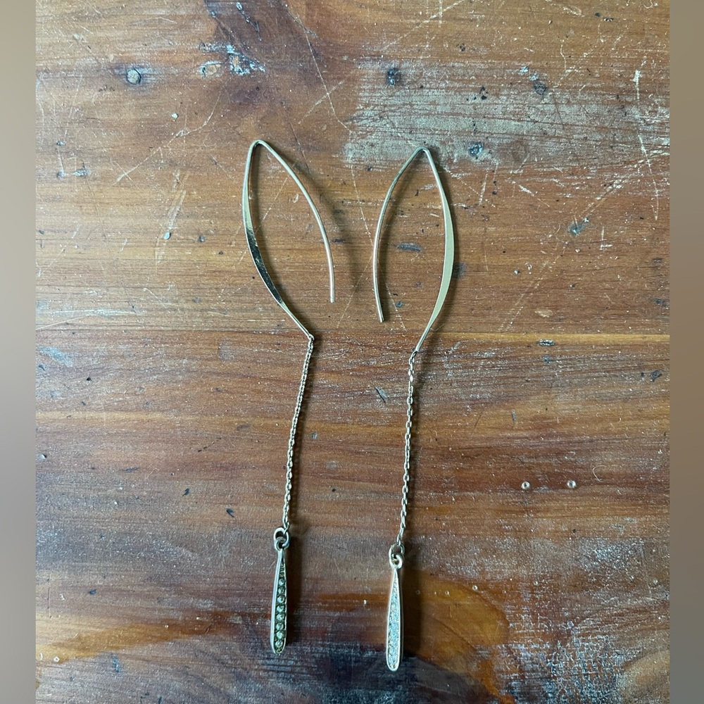 Gold Droplet Earrings